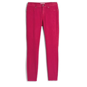 LILA RYAN Liza Dark Pink Colored Denim Skinny Jeans Sz 30 Petite 30P 10P